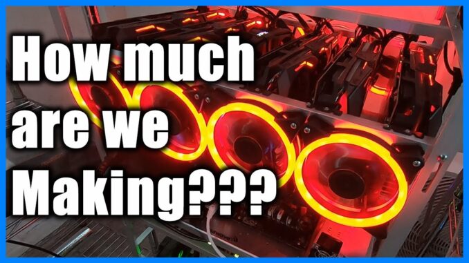 How much is the GPU Crypto Mining Farm Making??? Mining Farm Update - Jan 2021